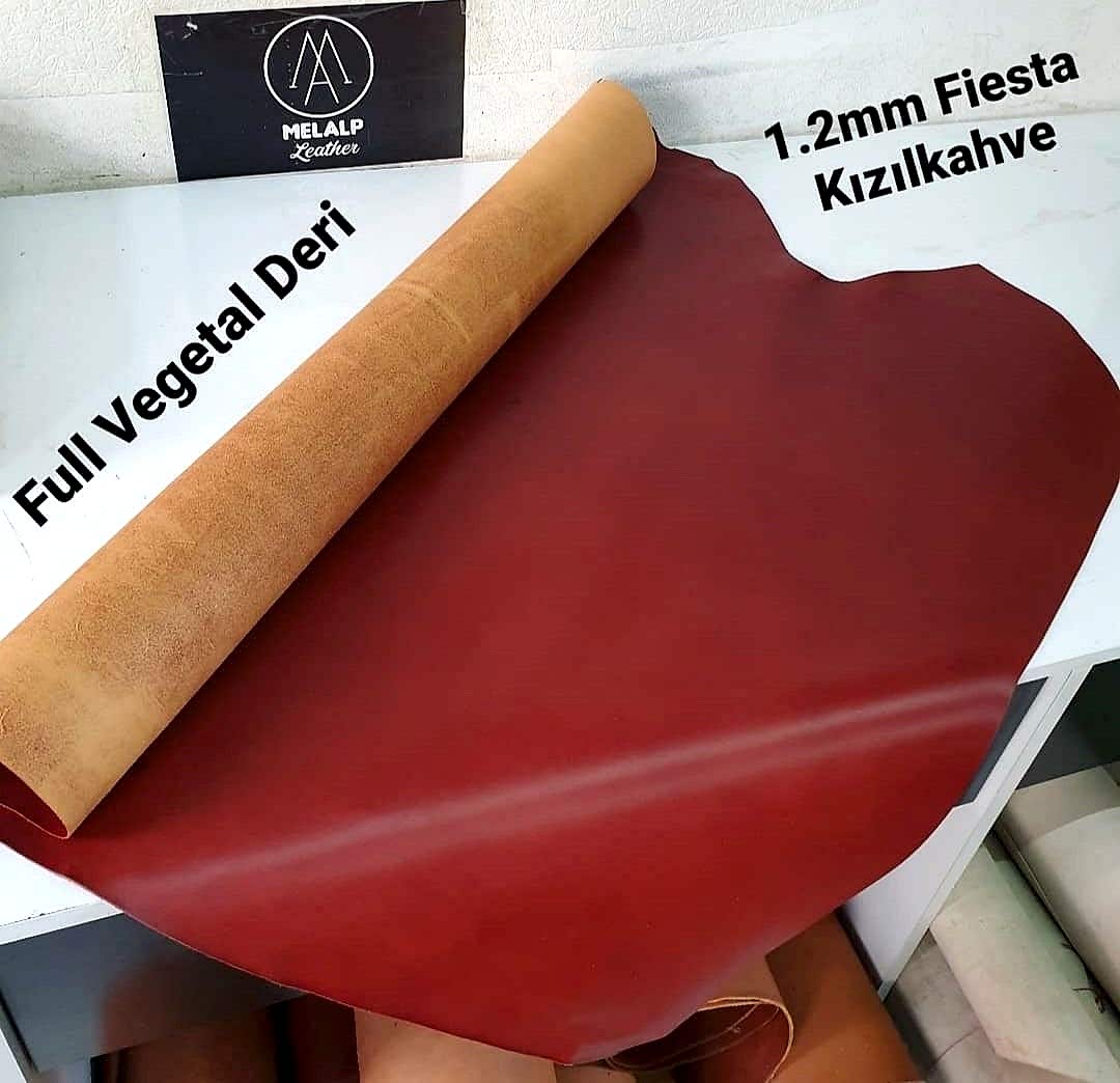 Full Vegetal Deri Kızılkahve 1.2mm ve 2mm