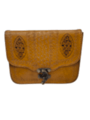 Kadın Hakiki Deri Omuz Çantası El İşçiliği Hanmade 15cm x 20cm