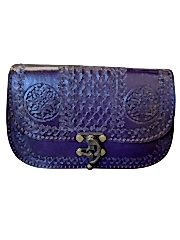 Kadın Hakiki Deri Omuz Çantası El İşçiliği Hanmade 15cm x 20cm