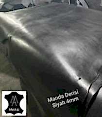 Manda Derisi Siyah 4mm