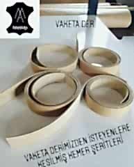 Full Vegetal Deri Kemer Şeriti 4mm ile 4.5mm