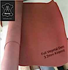 Full Vegetal Deri Kızılkahve 3mm ve 3.2mm