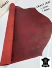 Premium Crazy Deri Kırmızı