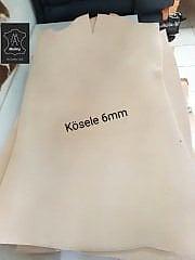 Kösele Deri Naturel 4mm ve 6mm