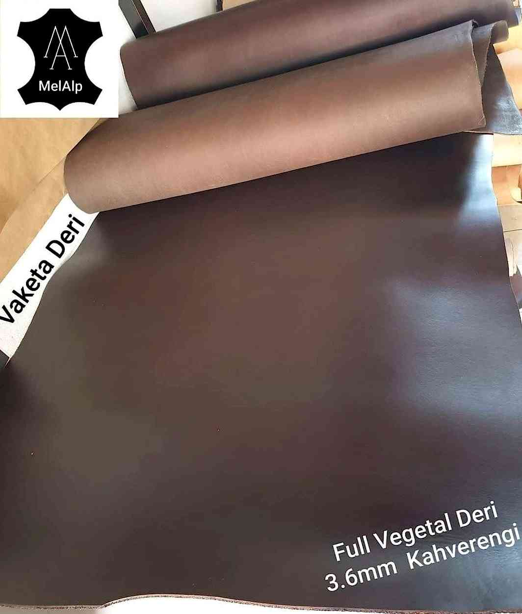 Full Vegetal Deri Kahverengi 4mm Krupon