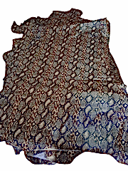 Semi Deri Yılan Baskı 0.6mm ile 0.8mm